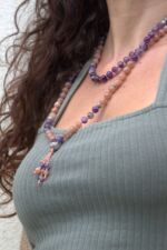 japamala pietra del sole ametista