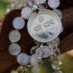 japamala quarzo ialino selenite