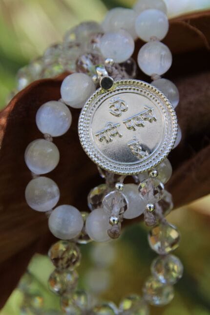 japamala quarzo ialino selenite