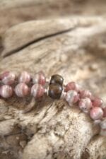 japamala rodocrosite labradorite perle bronzite