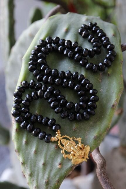 japamala spinello nero ganesha