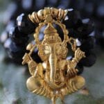 japamala spinello nero ganesha