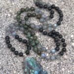 japamala turchese africano labradorite onice