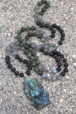 japamala turchese africano labradorite onice