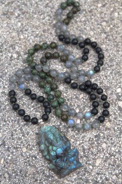 japamala turchese africano labradorite onice