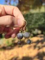 orecchini granato spessartite