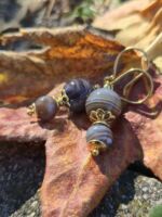 orecchini granato spessartite