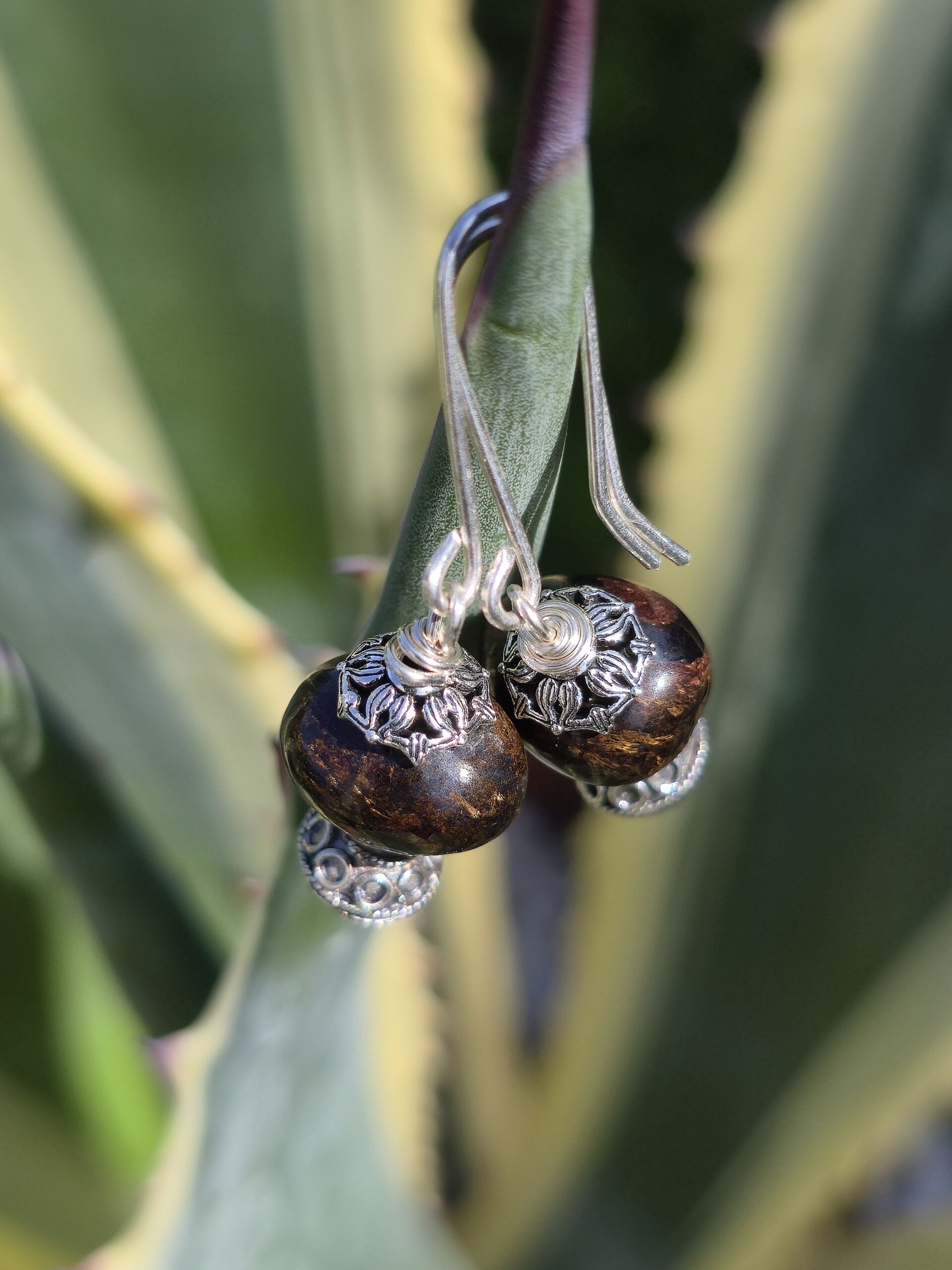 orecchini bronzite orecchini bronzite