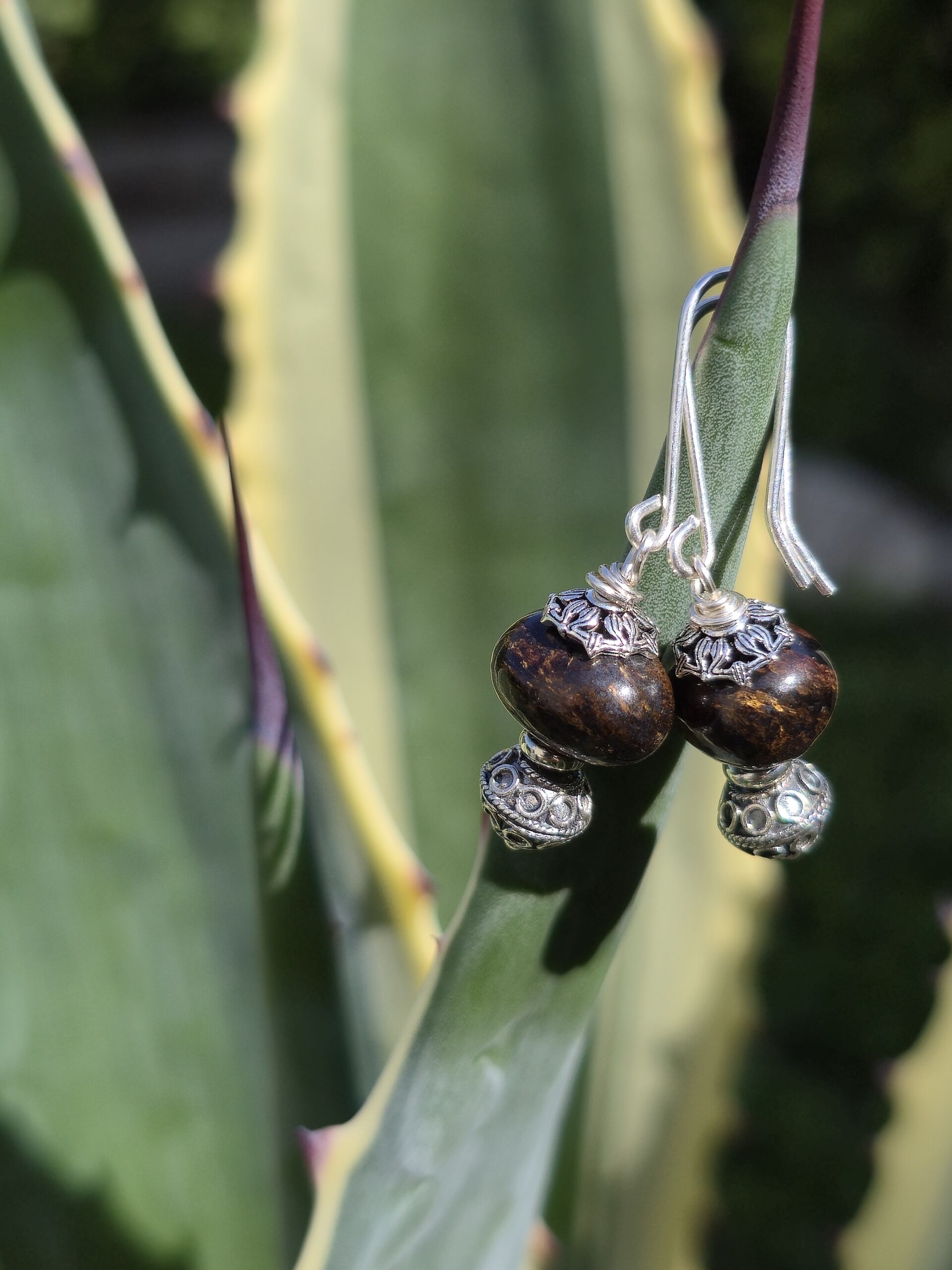 orecchini bronzite orecchini bronzite