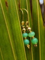 orecchini double crisoprasio