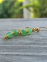 orecchini double crisoprasio