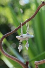 orecchini disco giada