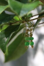 orecchini double crisoprasio