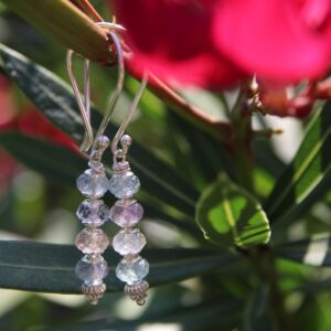 orecchini fluorite multicolore