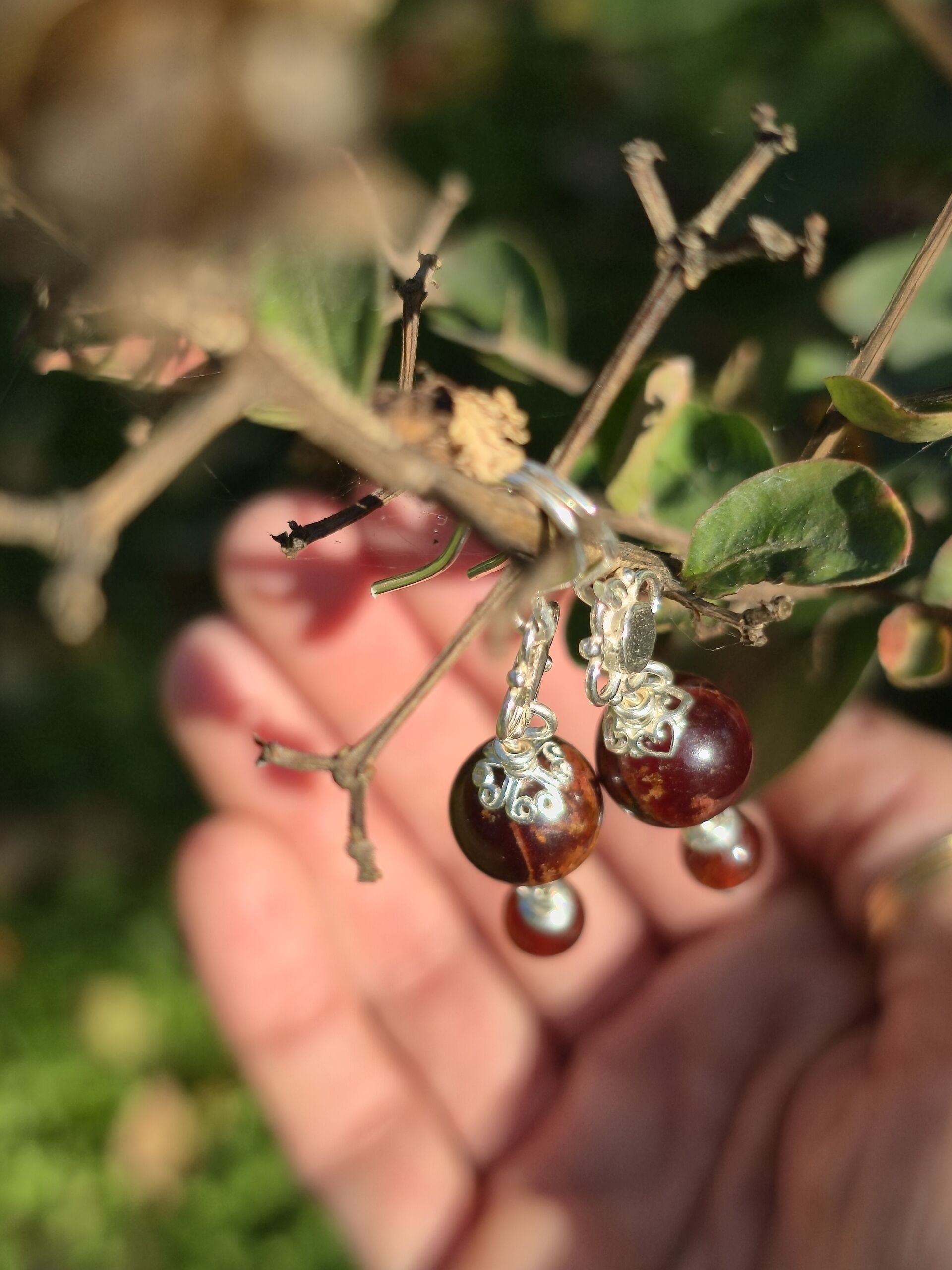 orecchini granato spessartite orecchini granato spessartite