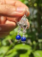 orecchini lapis filigrana