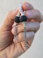 orecchini lava chain