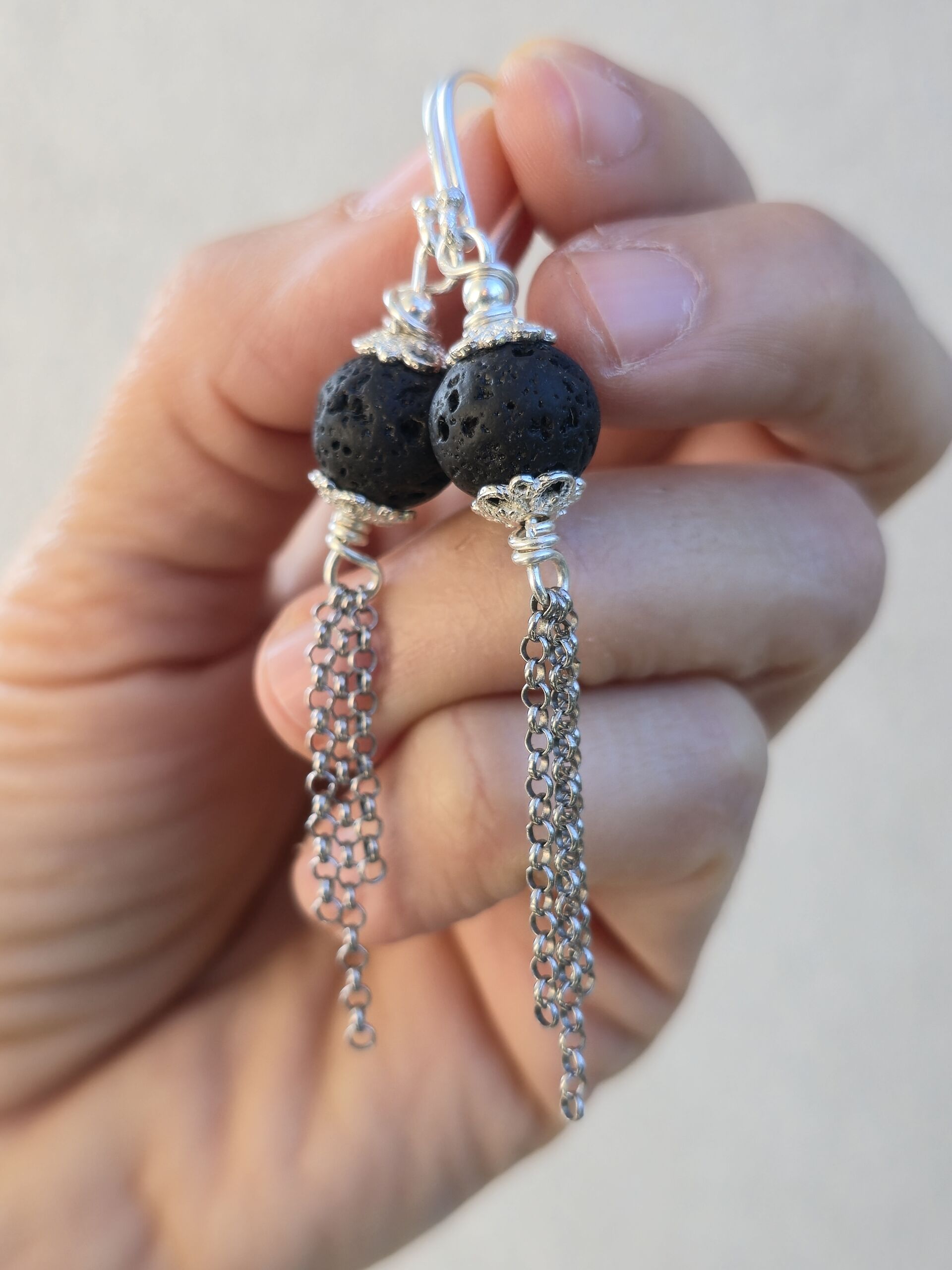 orecchini lava chain orecchini lava chain