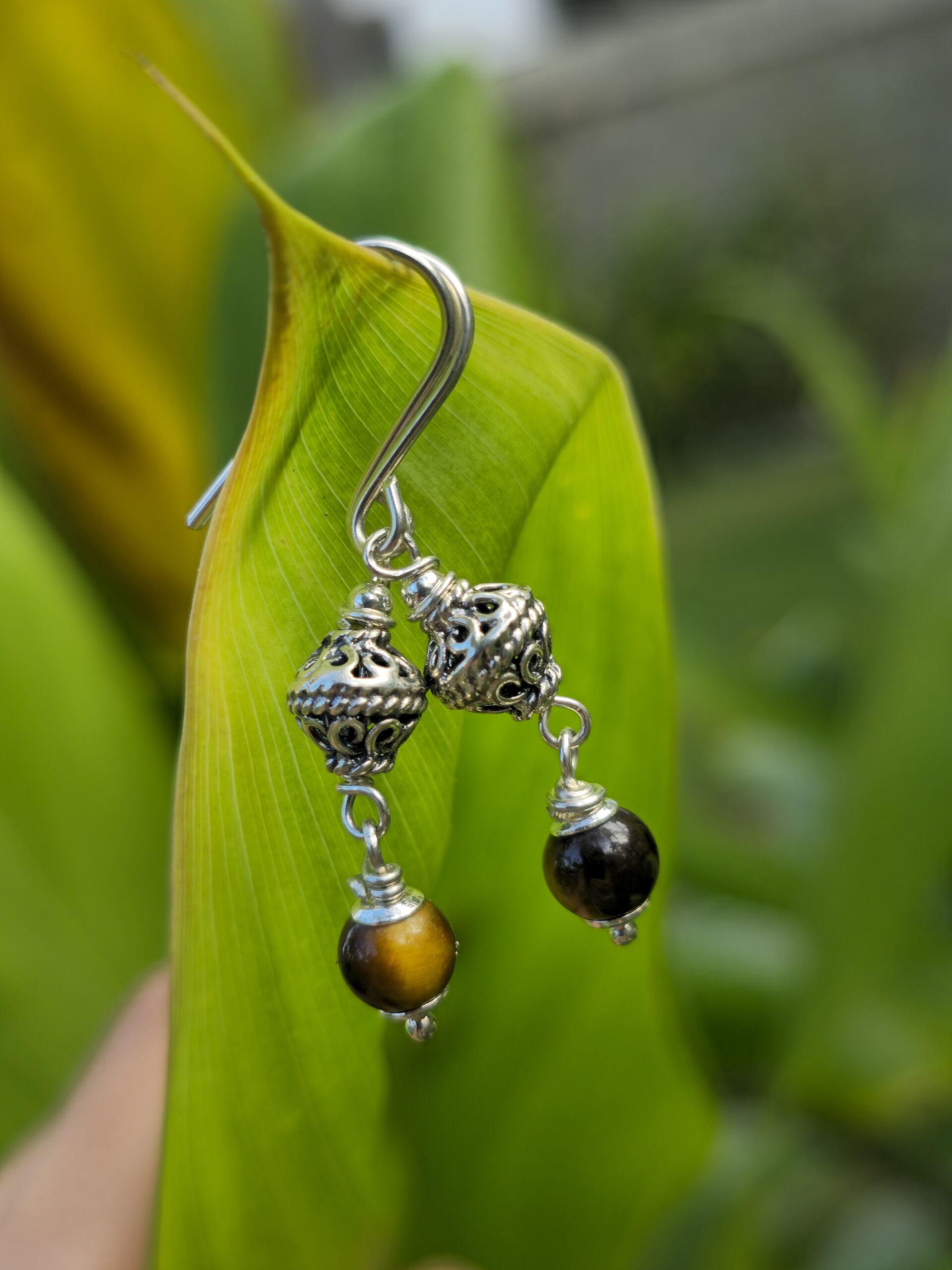 orecchini occhio di tigre orecchini occhio di tigre