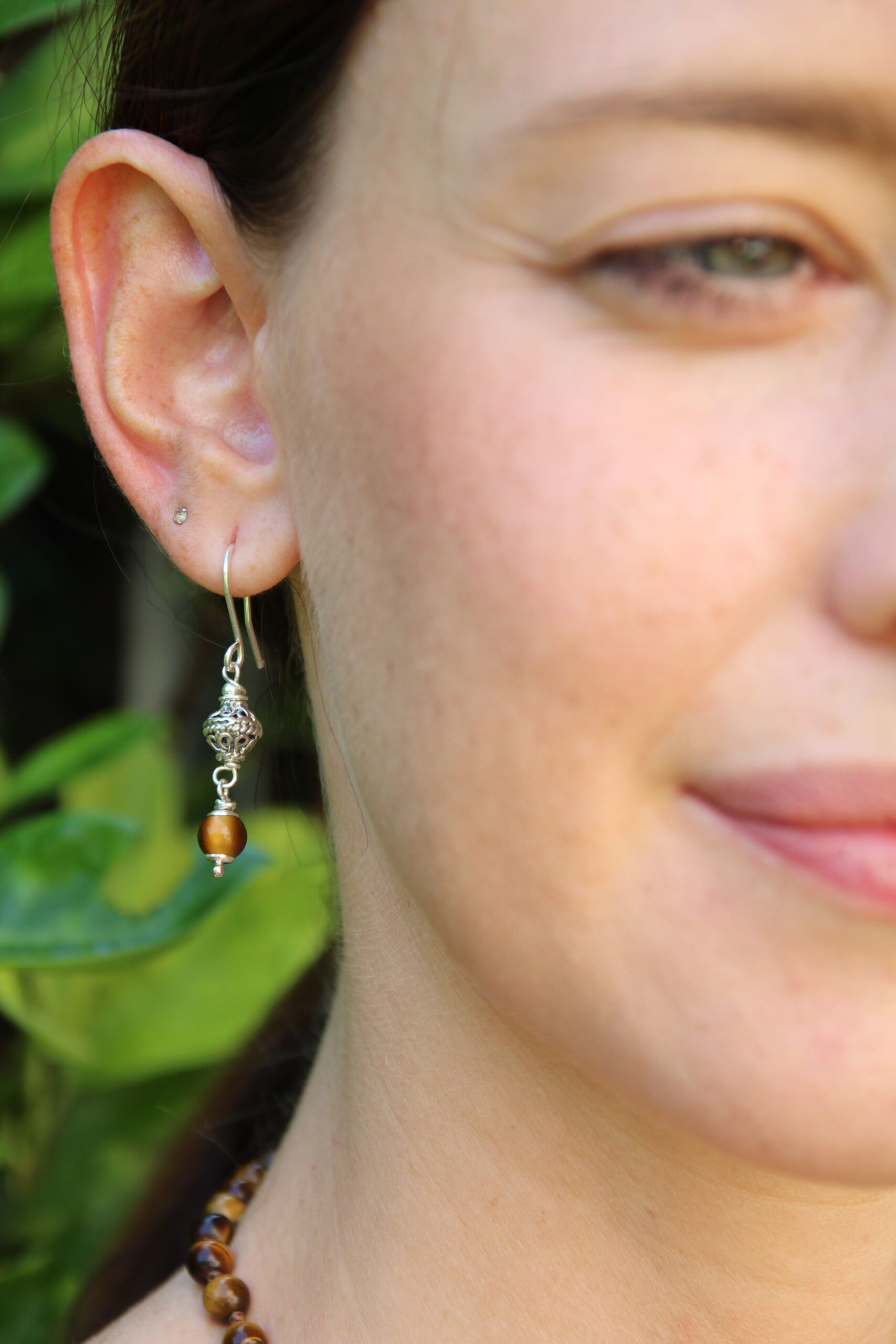 orecchini occhio di tigre orecchini occhio di tigre