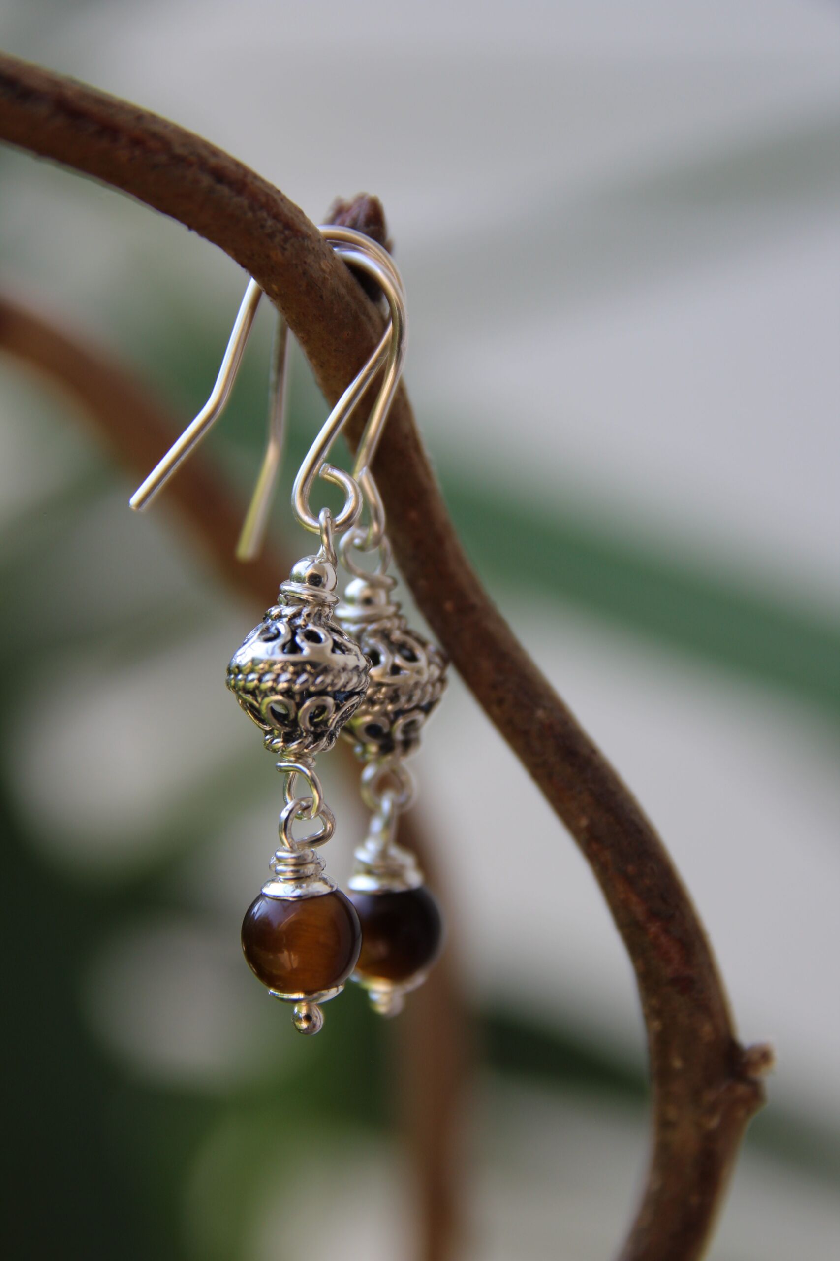 orecchini occhio di tigre orecchini occhio di tigre