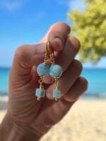 Larimar / oro - immagine 3