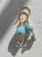 Larimar / oro