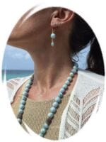 Larimar / oro - immagine 2