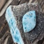 Pendente Larimar Vela Sinuosa #17