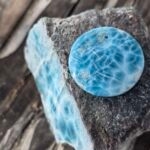 Pendente Larimar Tondo Turtle #09