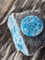 Pendente Larimar Tondo Turtle #09
