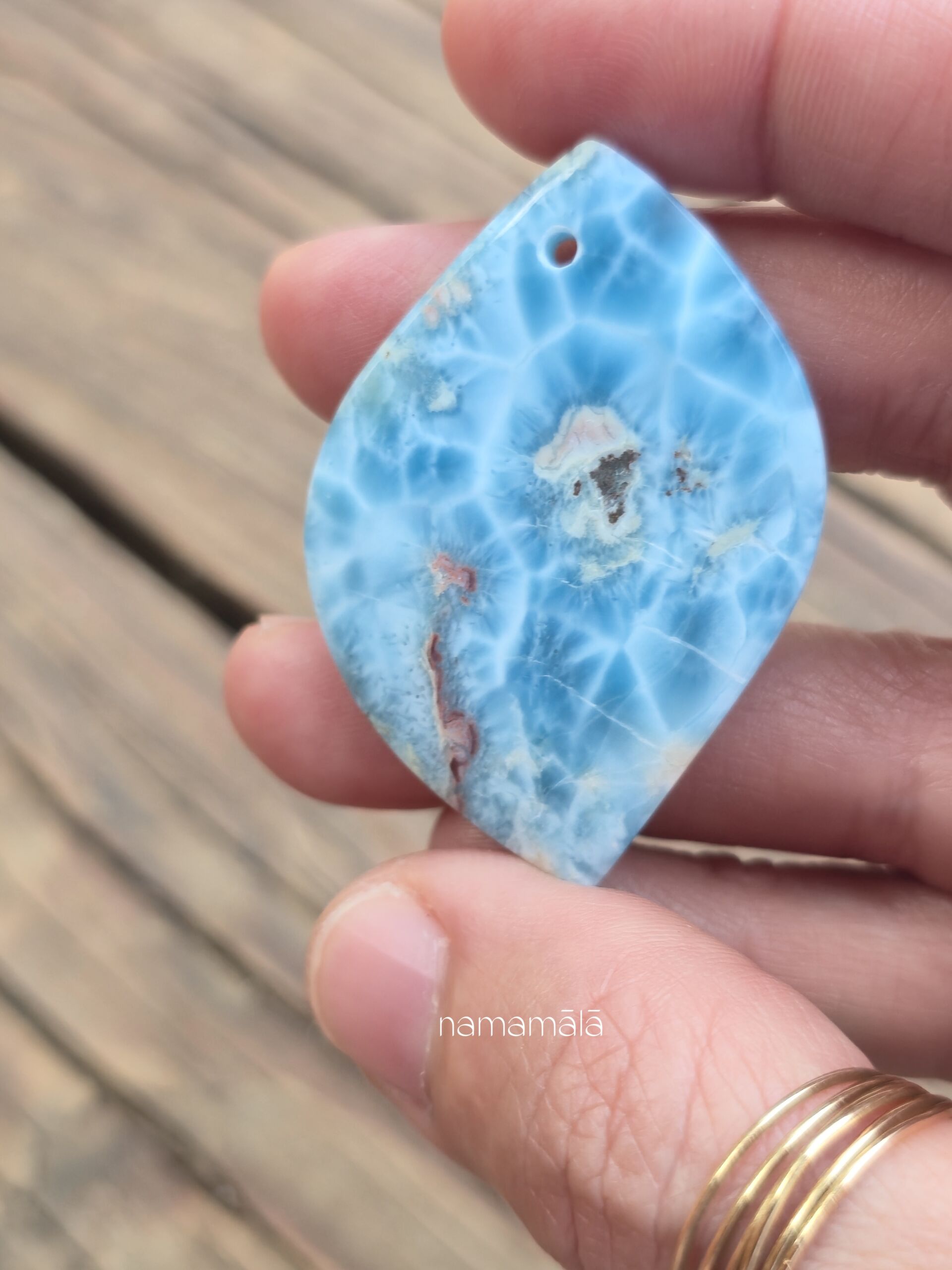 Pendente Larimar Vela Maestra #10 - immagine 3