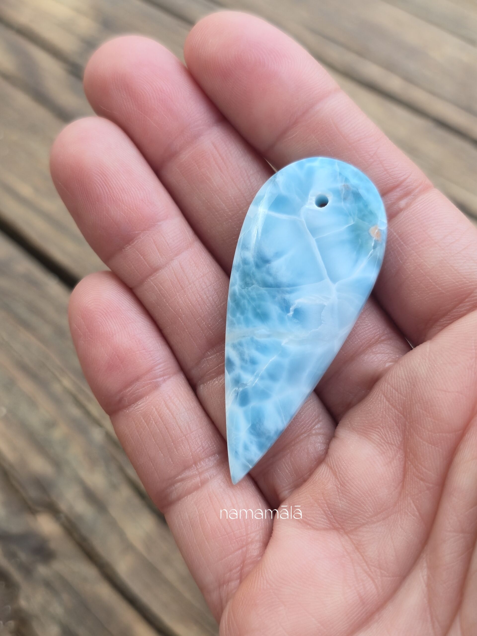 Pendente Larimar Goccia Slim #08 - immagine 3
