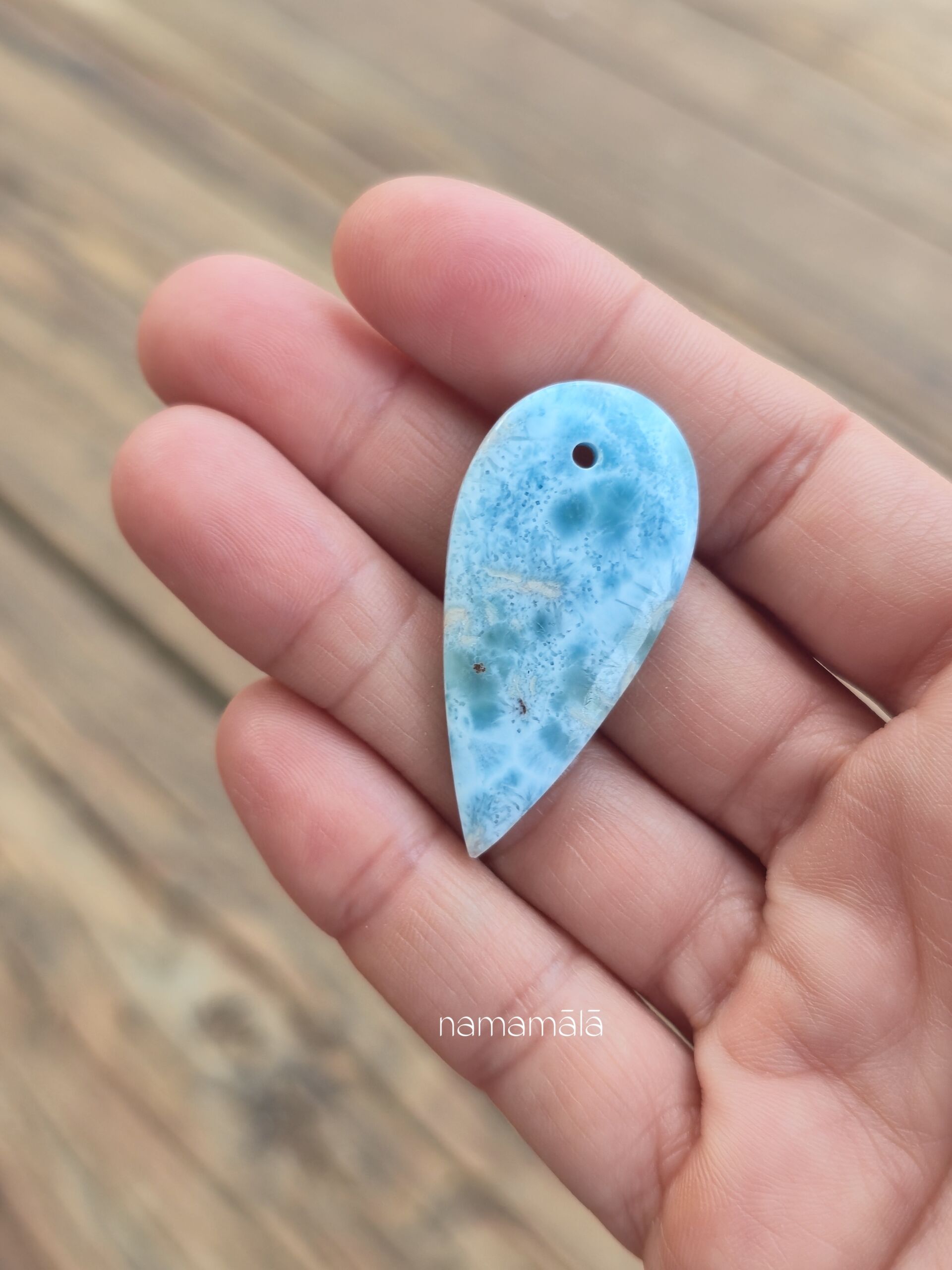 Pendente Larimar Goccia Allungata #14 - immagine 3