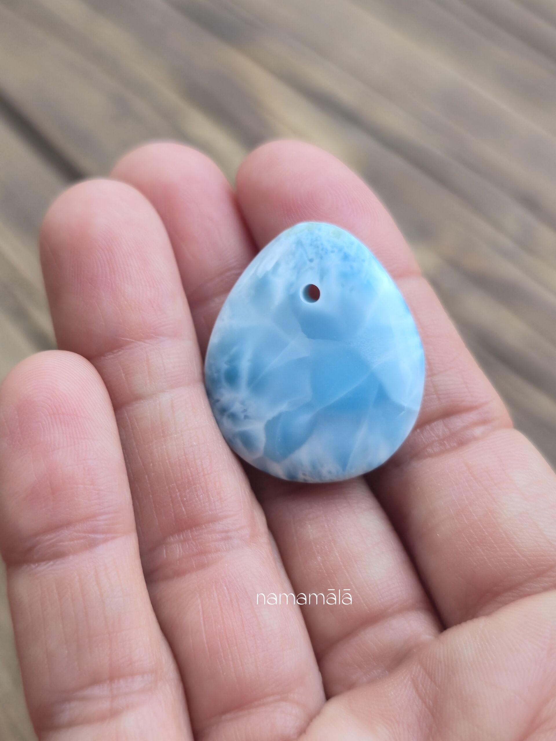 Pendente Larimar Ninfea #01 - immagine 3