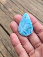 Pendente Larimar Goccia Iconica #04 - immagine 3