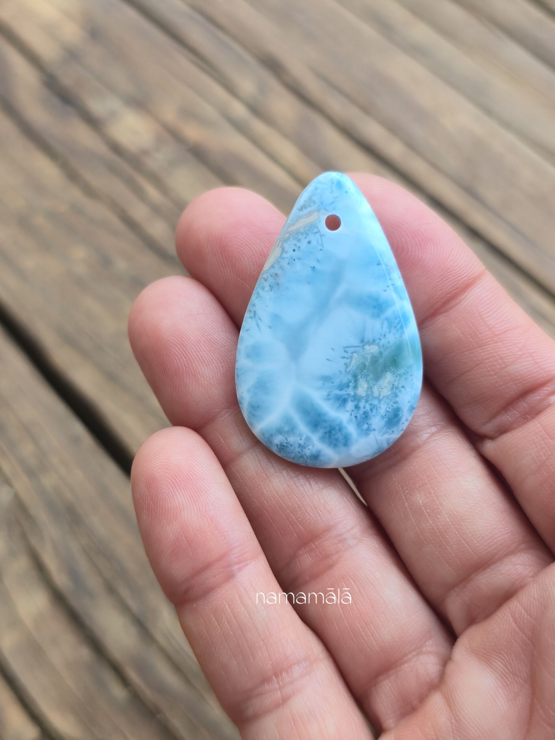 Pendente Larimar Goccia Iconica #04 - immagine 3