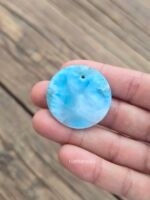Pendente Larimar Tondo Sfumato #05 - immagine 4