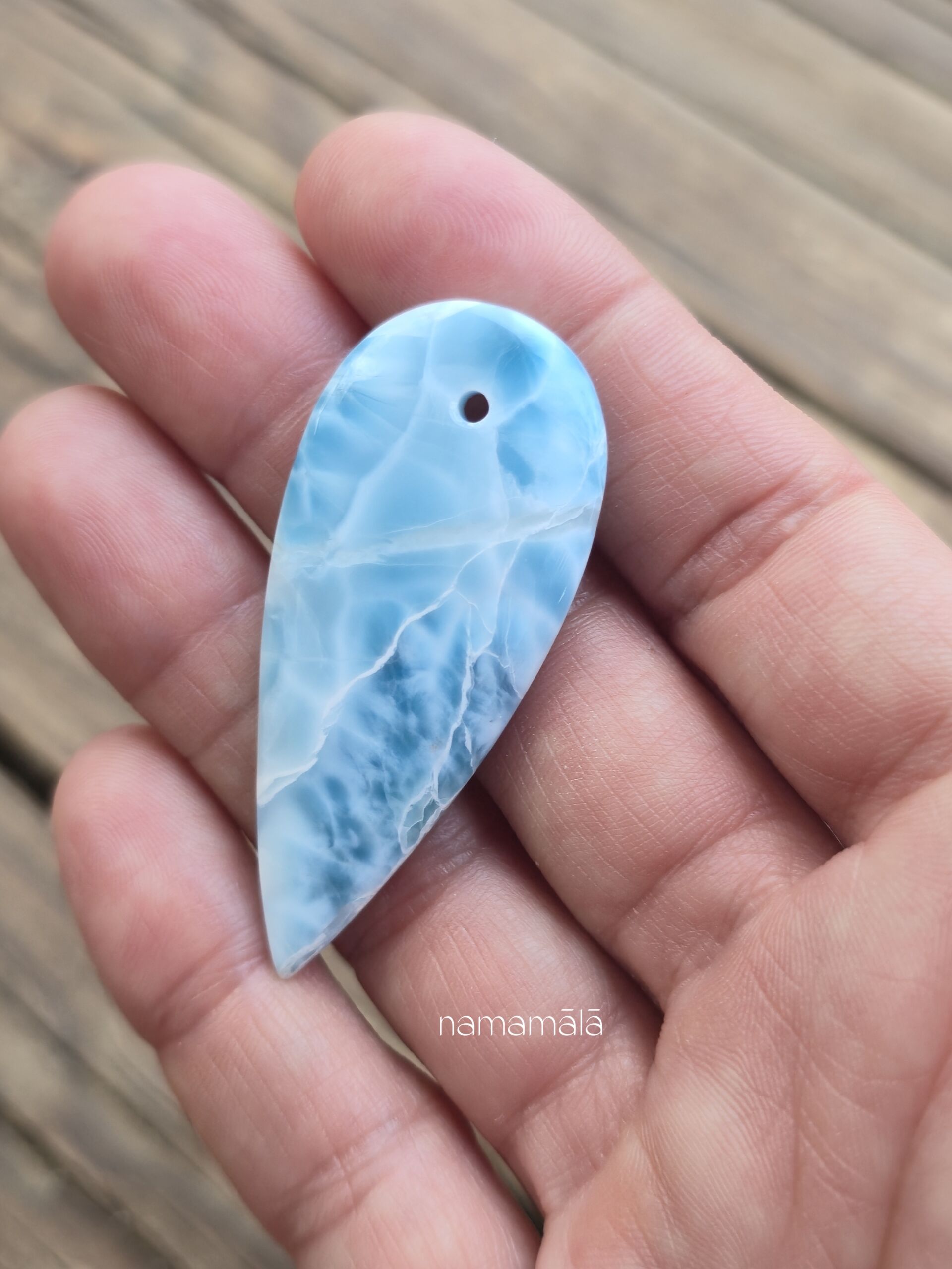 Pendente Larimar Goccia Appuntita #11 - immagine 3