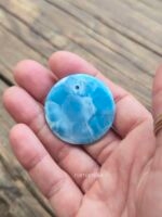 Pendente Larimar Tondo Turtle #09 - immagine 3