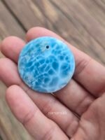 Pendente Larimar Tondo Turtle #09 - immagine 4